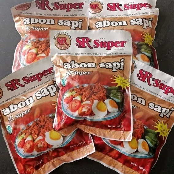 

Laris Abon Sapi SriRatu Super kemasan 100gram (Abon Sapi Sachet)