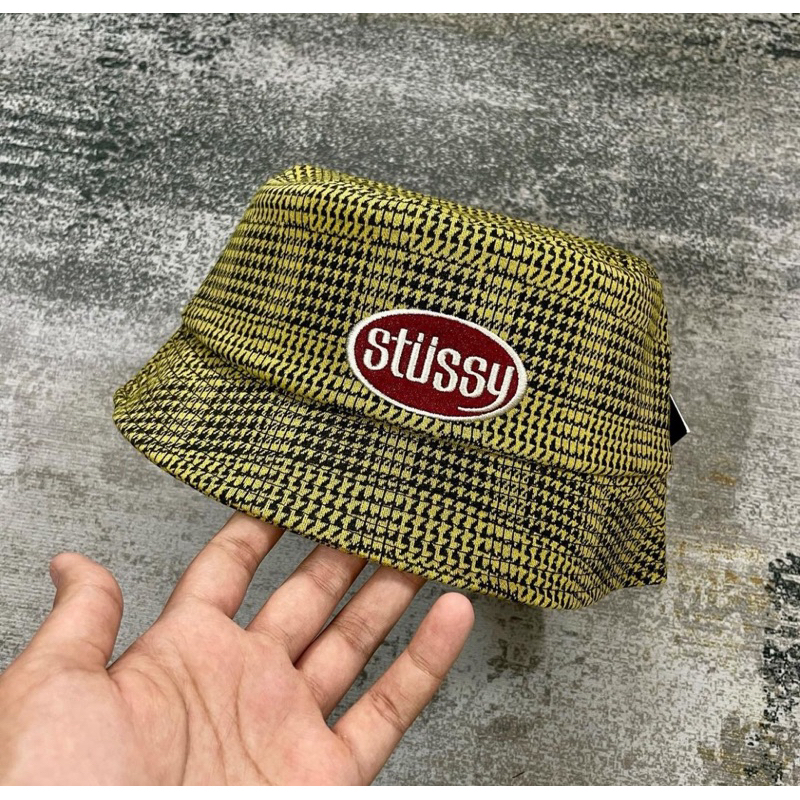 Stussy Lola Plaid Bucket Hat Original