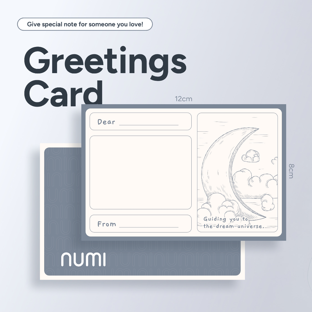 

Numi Greetings Card