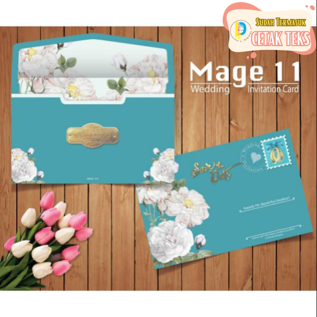 

UNDANGAN PERNIKAHAN ELEGANT BLANKO MAGE - CETAK UNDANGAN PERNIKAHAN SERIES MAGE