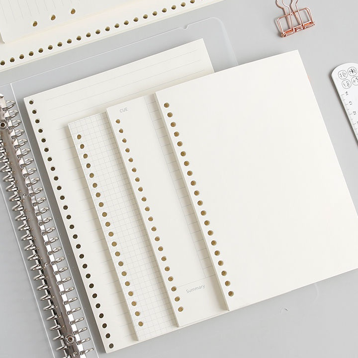 

Murah Banget Refill A5 20rings | B5 26 Rings Loose Leaf Dotted, Grid, Blank, Line