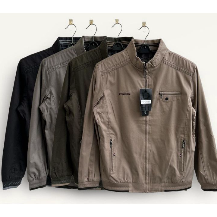 Ready DHT/JAKET PRIA / JAKET BOLAK BALIK / JAKET KATUN KANVAS