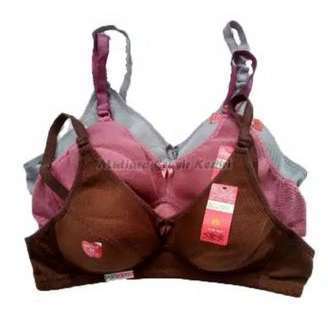 BH SPORT WANITA BRA TANPA BUSA DAN KAWAT BODY FIT