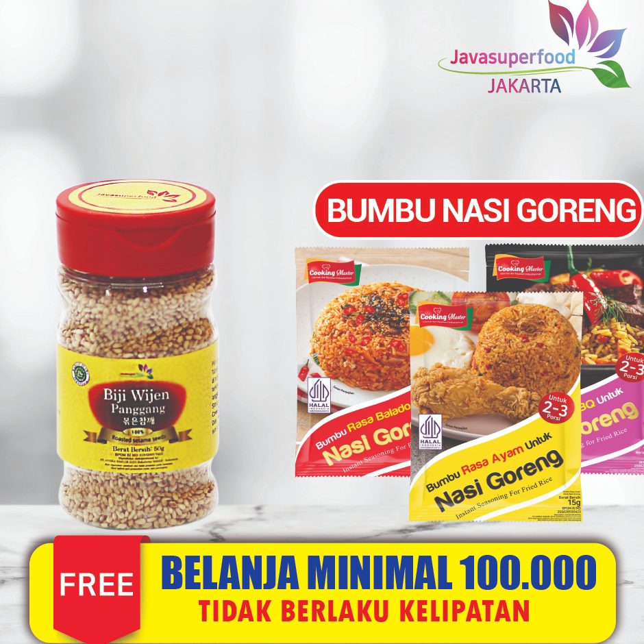 

Murah Banget Biji Wijen Panggang / Sesame Seeds Roasted 50g