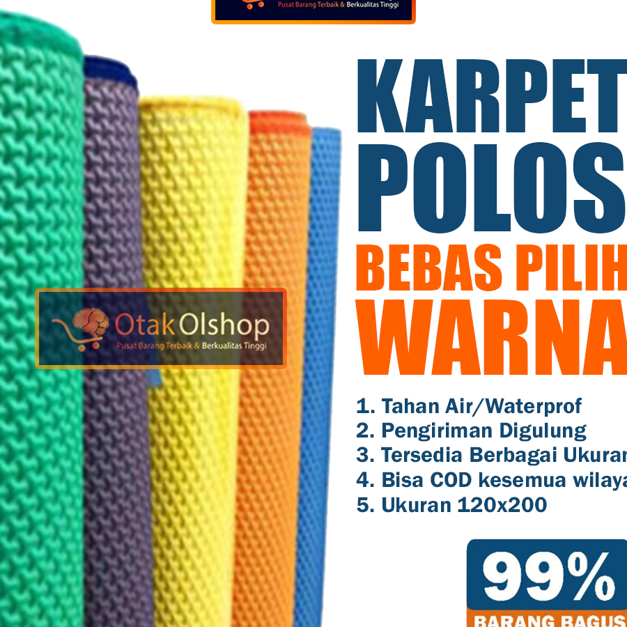 Big Sale KARPET TIKAR POLOS BENTOL JUMBO 120X200 | Karpet spon Mercy tikar bentol timbul / tikar pol