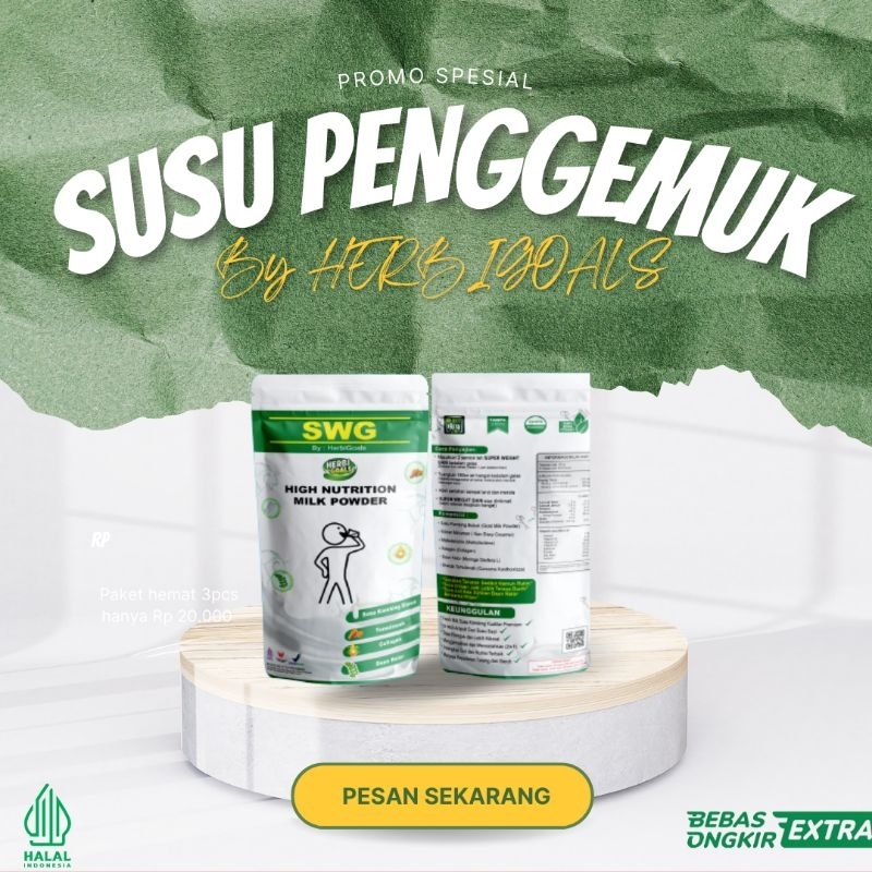 

Super Weight Gain By Herbi Goals Susu Penggemuk Badan Dan Penambah Nafsu Makan
