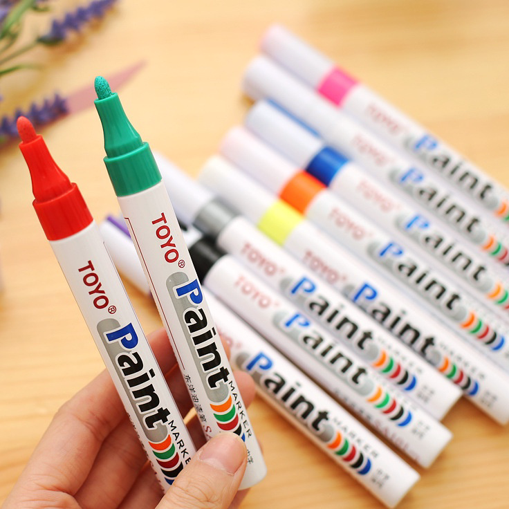 

Best Terlaris Spidol Permanen/Spidol ban paint marker mobil motor /Permanent Marker TOYO original