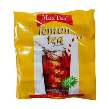 

GROSIR MAX TEA LEMON TEA (25 GRAM X 30 SACHET) / MAXTEA serbuuu !