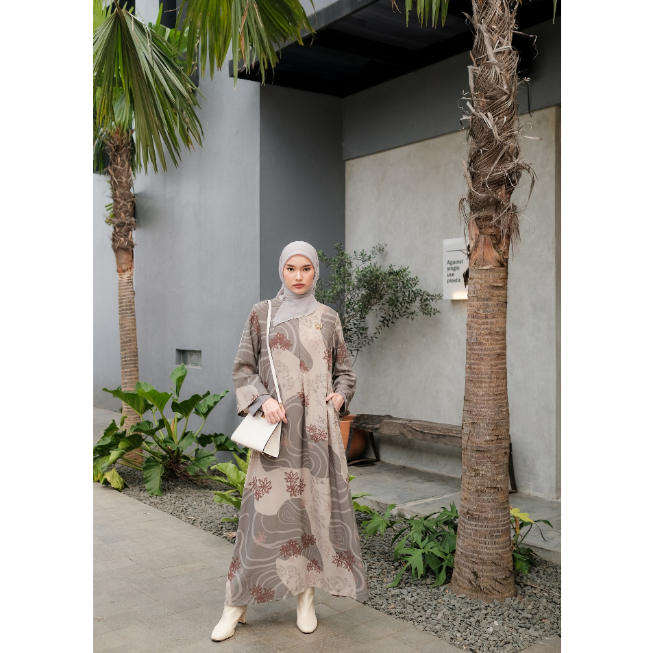 Paling Popular ZM Zaskia Mecca - Luny Cream Gamis - Jelita Indonesia - Edisi Maluku