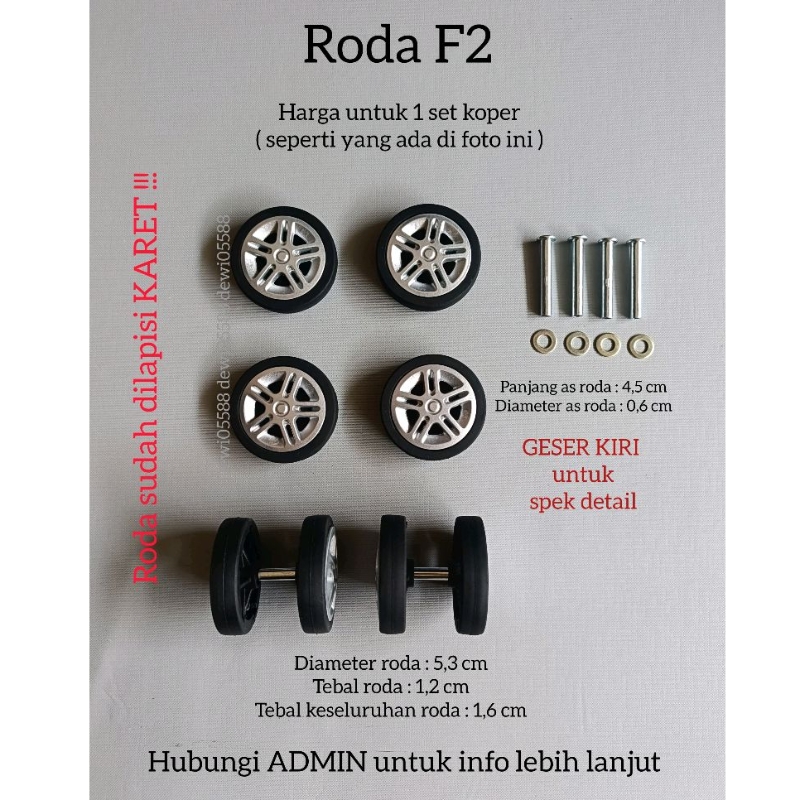 NEW RODA DOBEL, RODA PENGGANTI DOUBLE WHEEL, RODA KOPER, RODA DOUBLE WHEEL, RODA KOPER VIBER, RODA