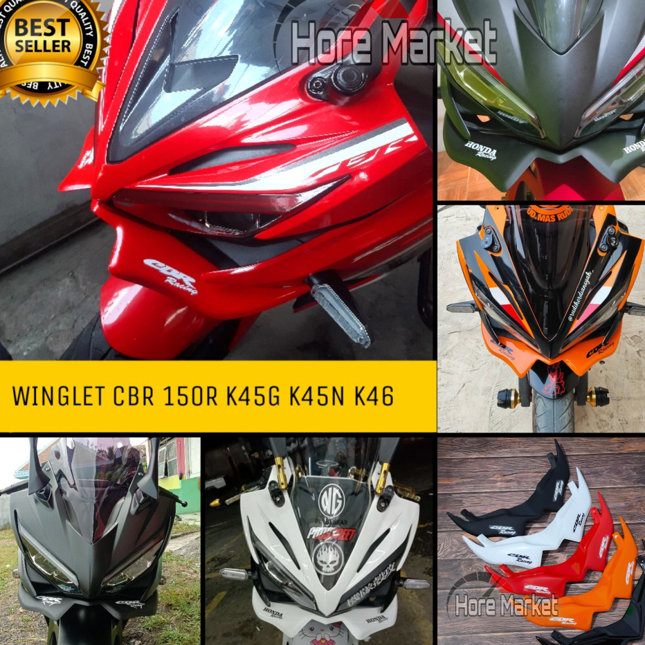 New WINGLET CBR 150R K45G K45N K46 WINGLET CBR 150 R 2016 2017 2018 2019 2020 WINGLET CBR150R.