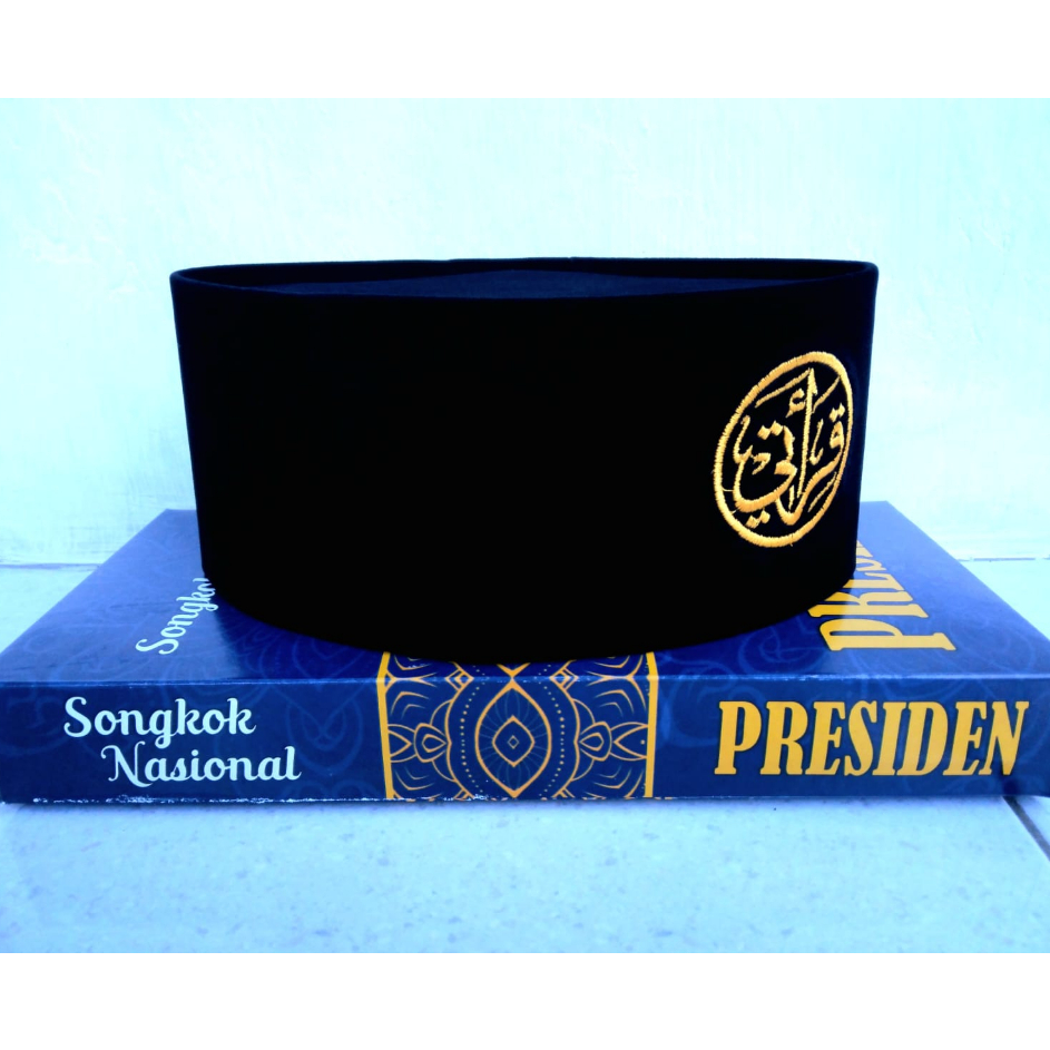 #Sale Peci Songkok Kopiah Bordir Qiroati Tinggi 9 cm Anak Dan Dewasa