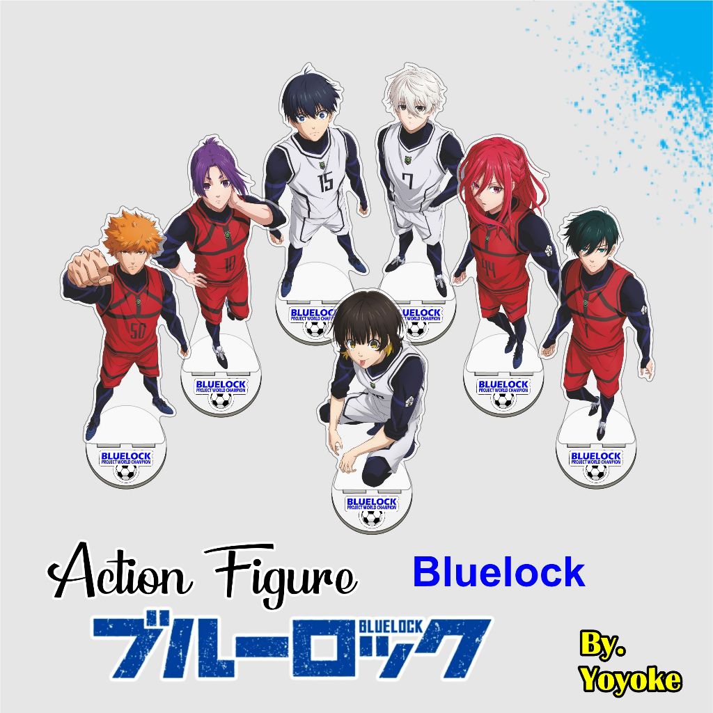 Standee Akrilik Blue Lock | Standee Anime Blue Lock