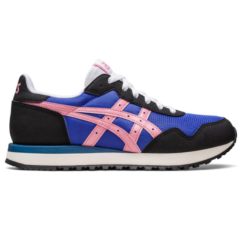 Asics Women Tiger Runner ll Black Blue Pink Original Bnib