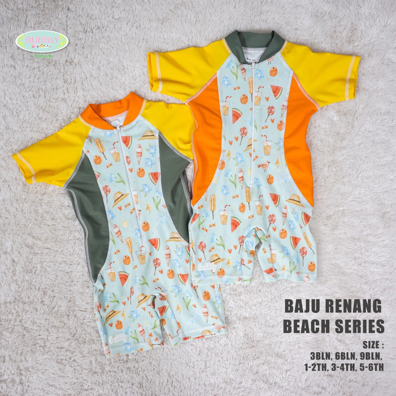 Baju Renang / Swimwear Bubbly / Tomomi Selam Motif