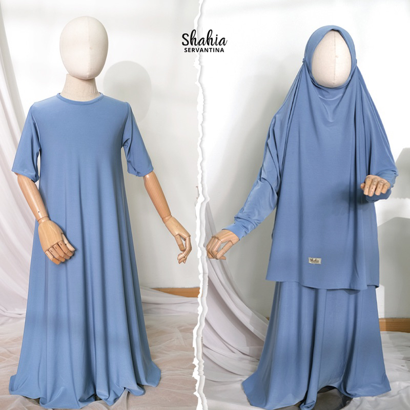 KUALITAS SUPER SHAHIA SERVANTINA - SHAFA SET FK INSTAN GAMIS SYARI ANAK PEREMPUAN
