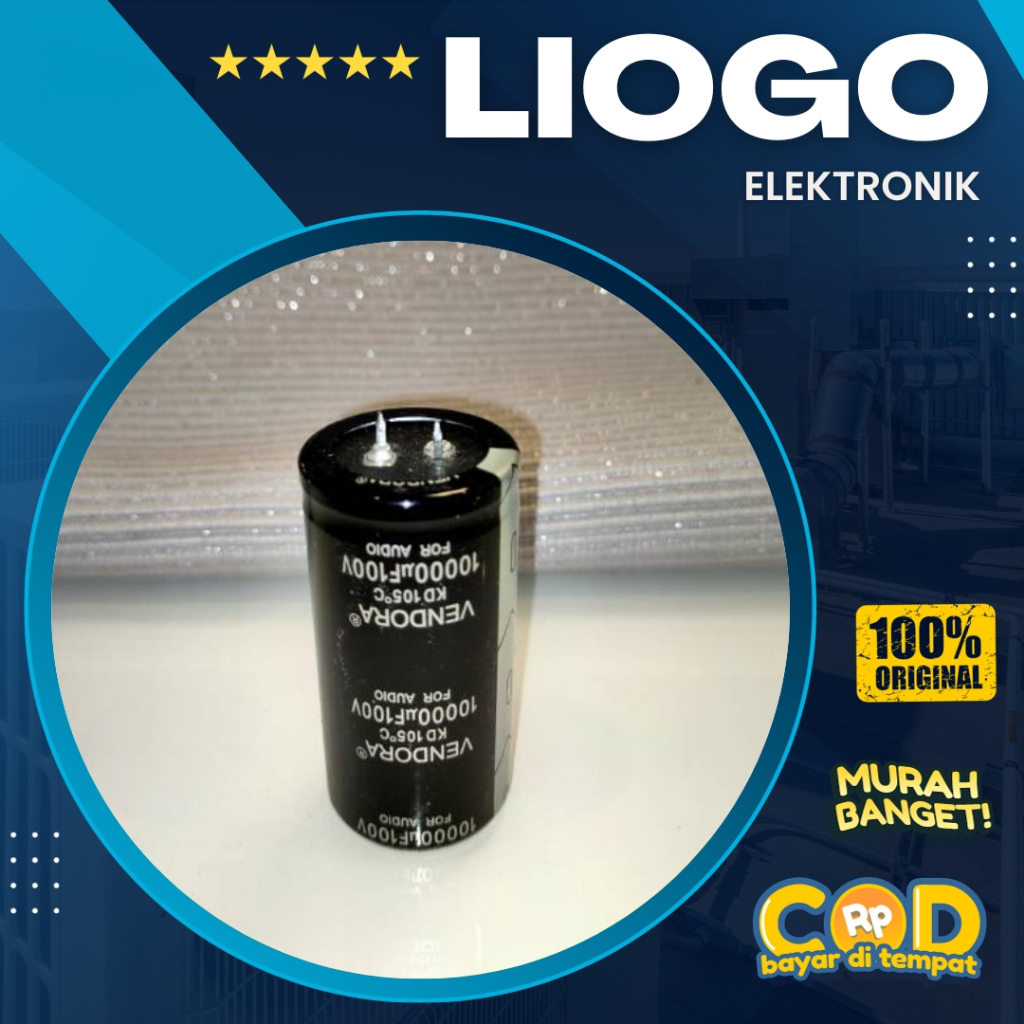 Elco Paisan 10000 uF 100 V for audio not Vendora Nippon