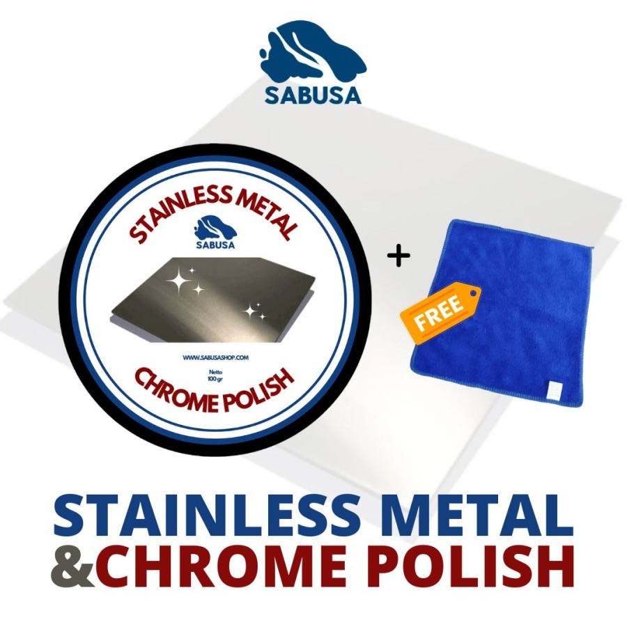 SABUSA Stainpro Pembersih Pengkilap Khusus Stainless & Chrome Polish