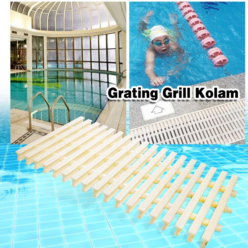 Grating Grill Kolam Renang Grill Grating Gutter Kolam - 100*25Cm