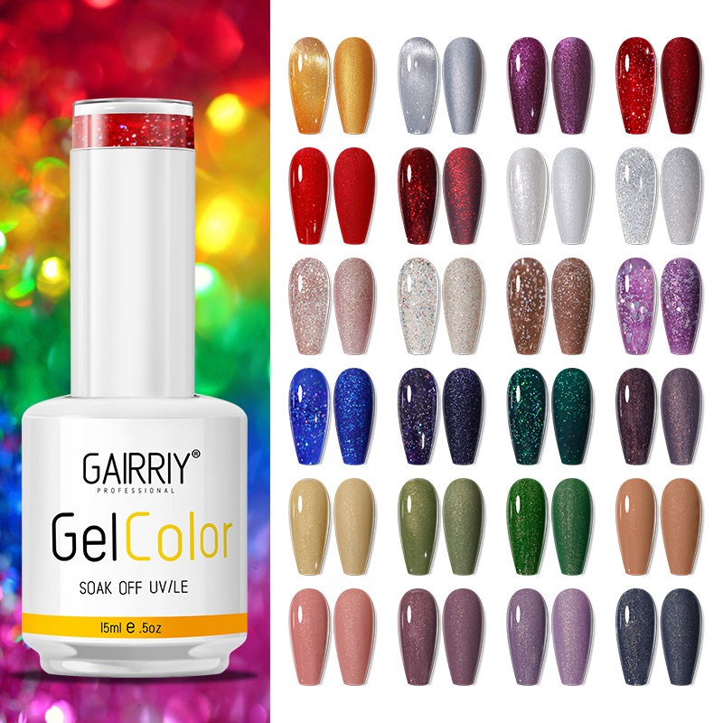 𝐂𝐢𝐭𝐚𝐝𝐞𝐚𝐥 - GAIRRIY Kutek UV Gel New Flash Colors, Manicure, Nail Art