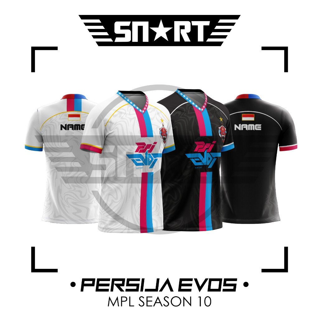 Jersey Persija Evos Esport Gaming Terbaru 2023 Free Custom Nickname