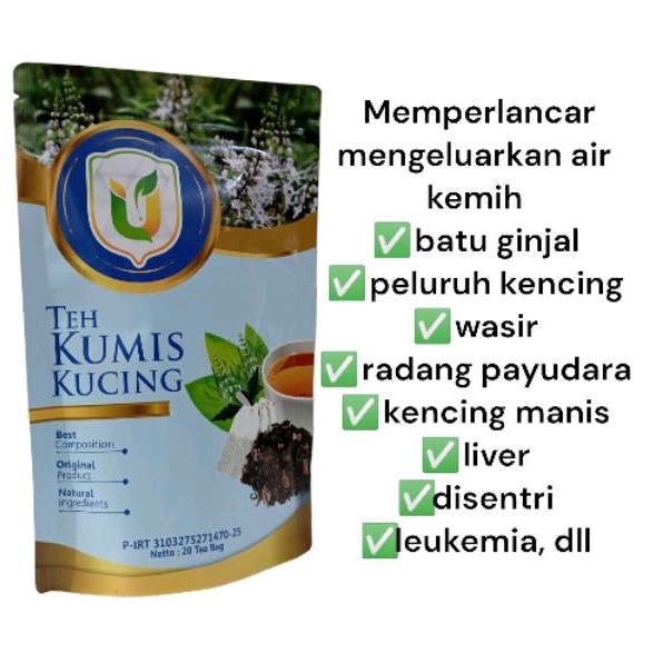 

Teh herbal kumis kucing 20 bag