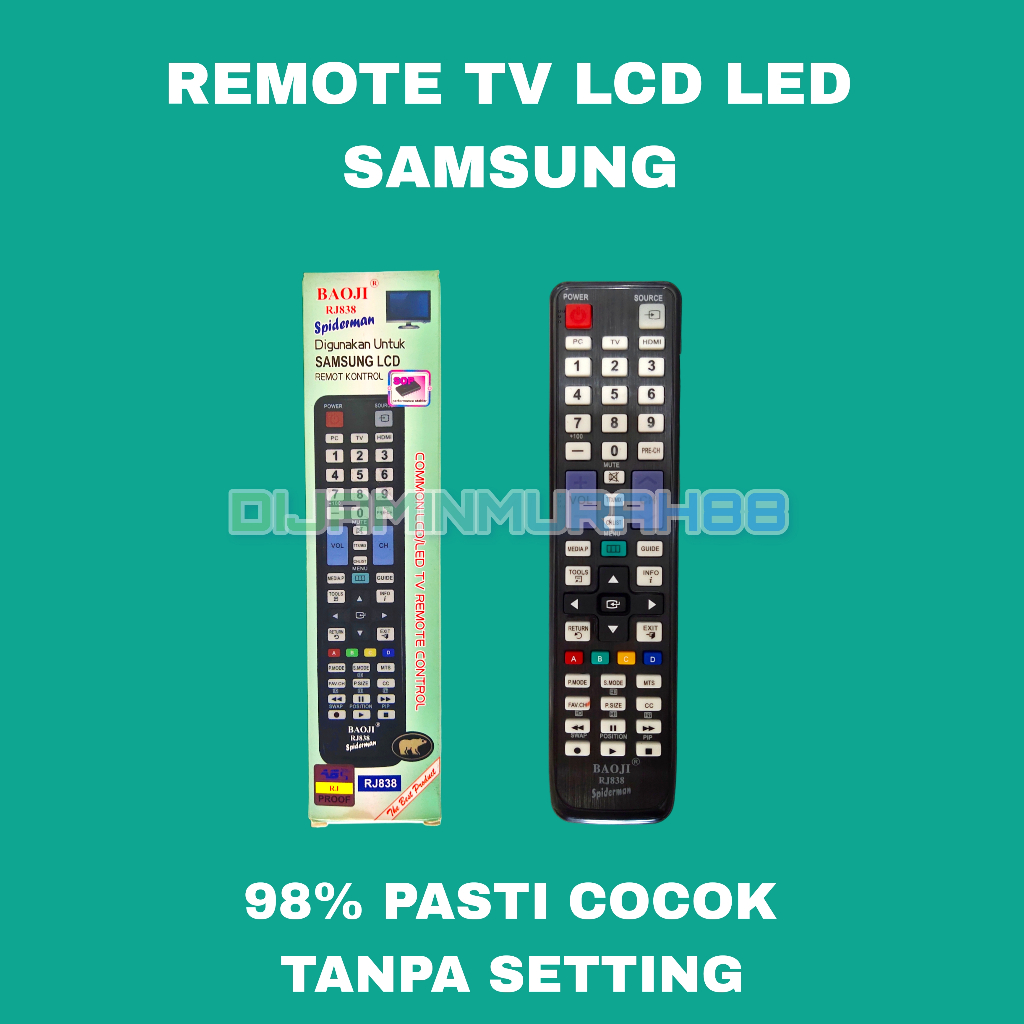 Remote Tv Samsung Lcd Led Multifungsi Universal