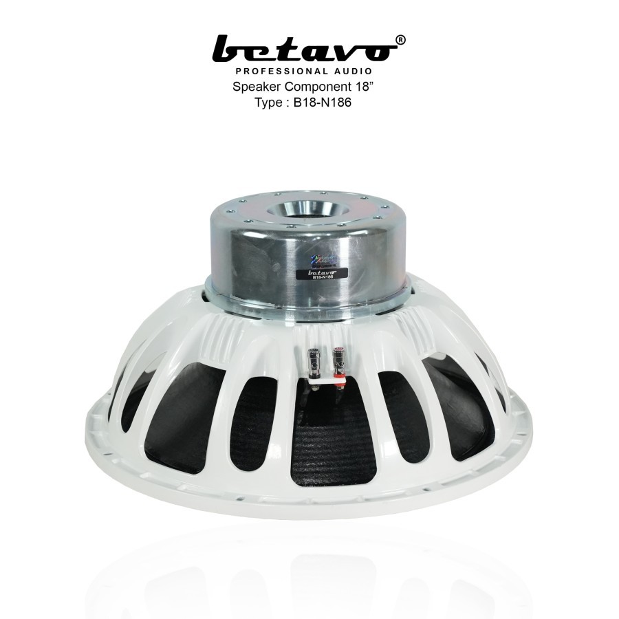Betavo Audio Speaker Component 18 inch B18 N186 Neodymium