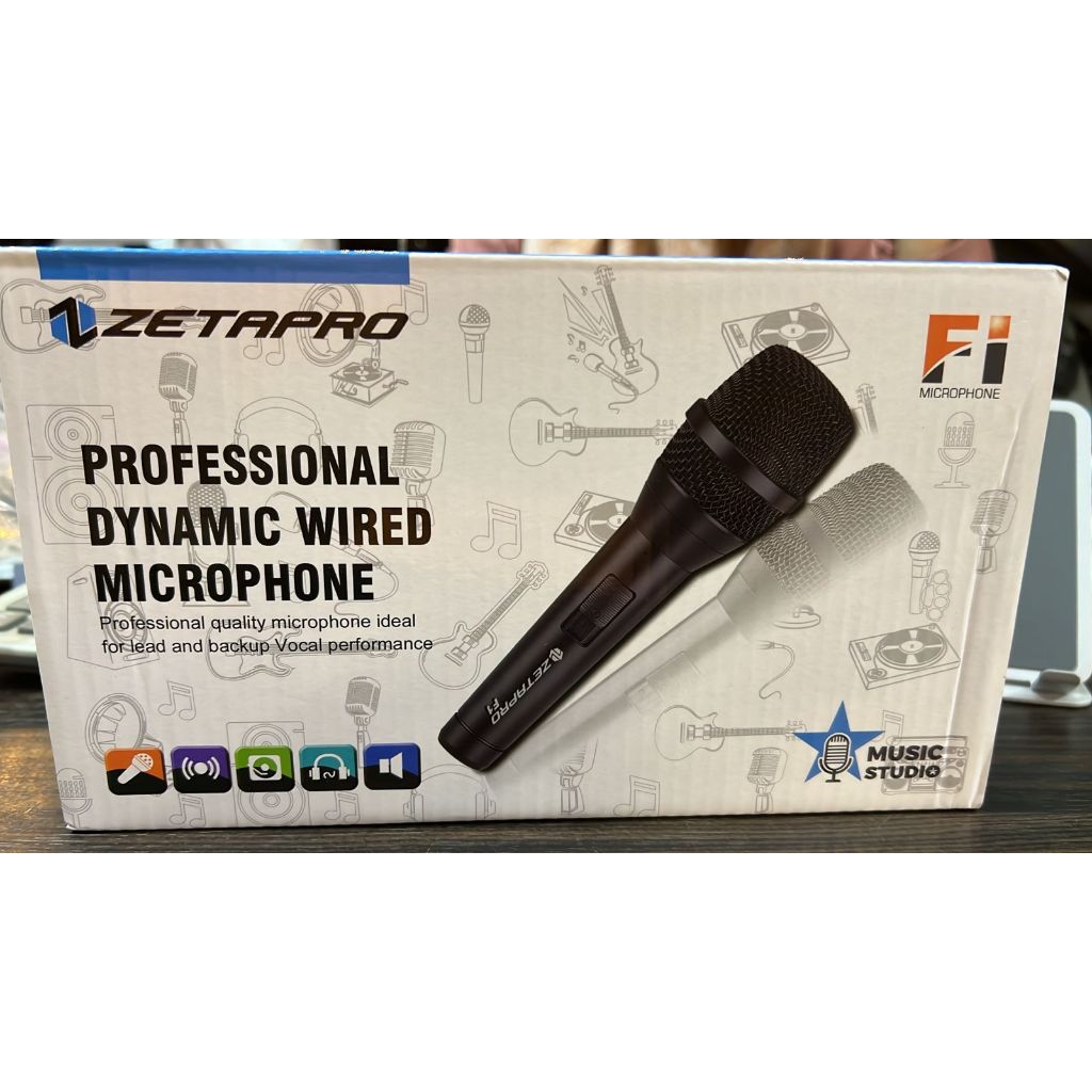 ZETAPRO F1 Professional Mic Dynamic Wired Microphone Vokal F 1 MURAH BEST SELLER