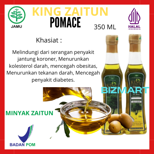 

Minyak Zaitun King Pomace Syifa isi 350ml Untuk Masak