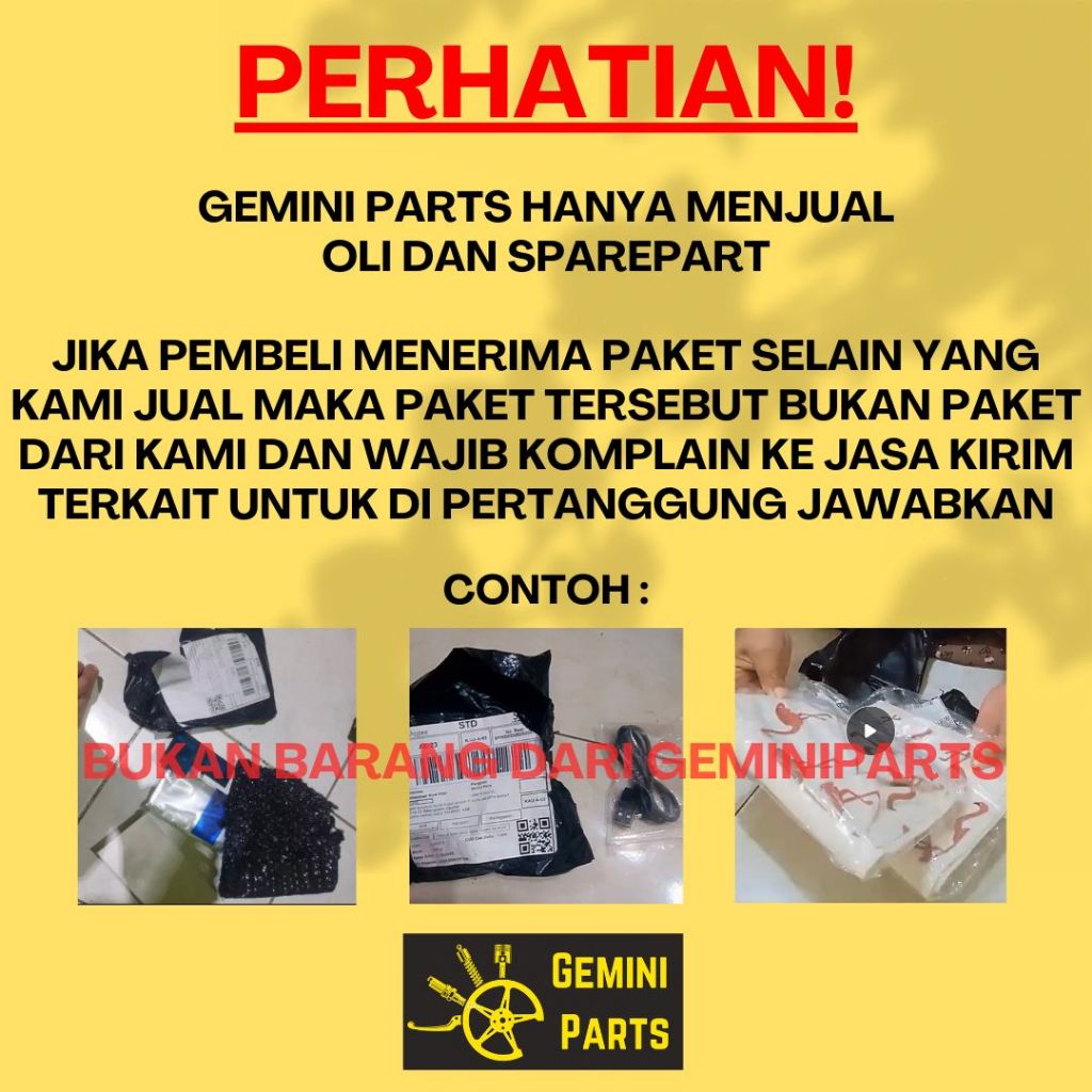 Paket Oli Yamalube Super Matic 1Liter Set Oli Yamalube Gear Gardan 140Ml Pasti Ori