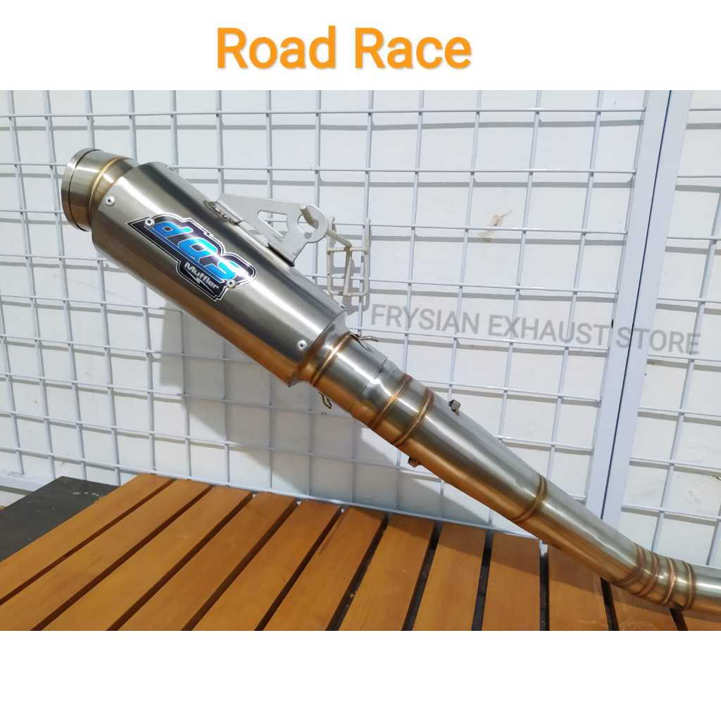 Knalpot Road Race Jupiter Mx King 135 150 New Old Satria Fu Fi Dos Kompetisi Fullsystem