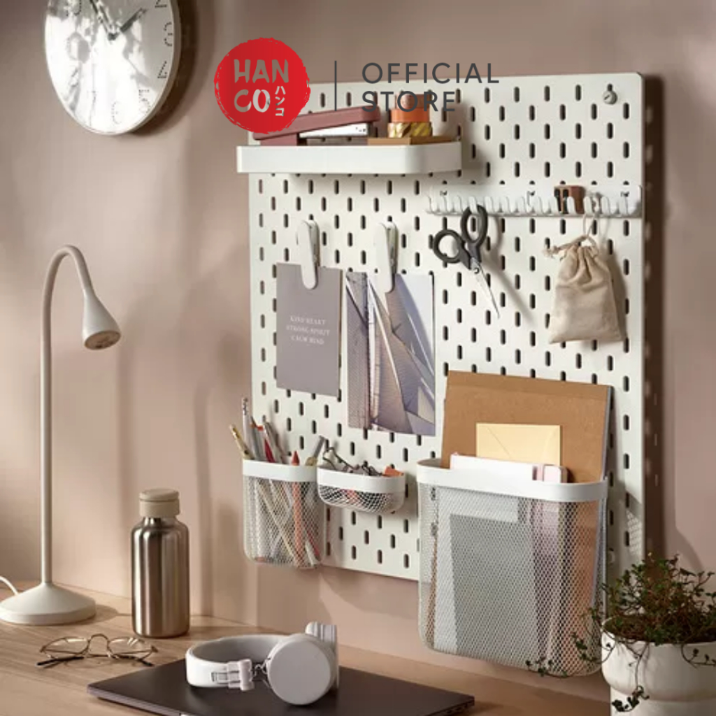 

HANCO SKADIS Papan berlubang/ papan note, putih 56x56 cm