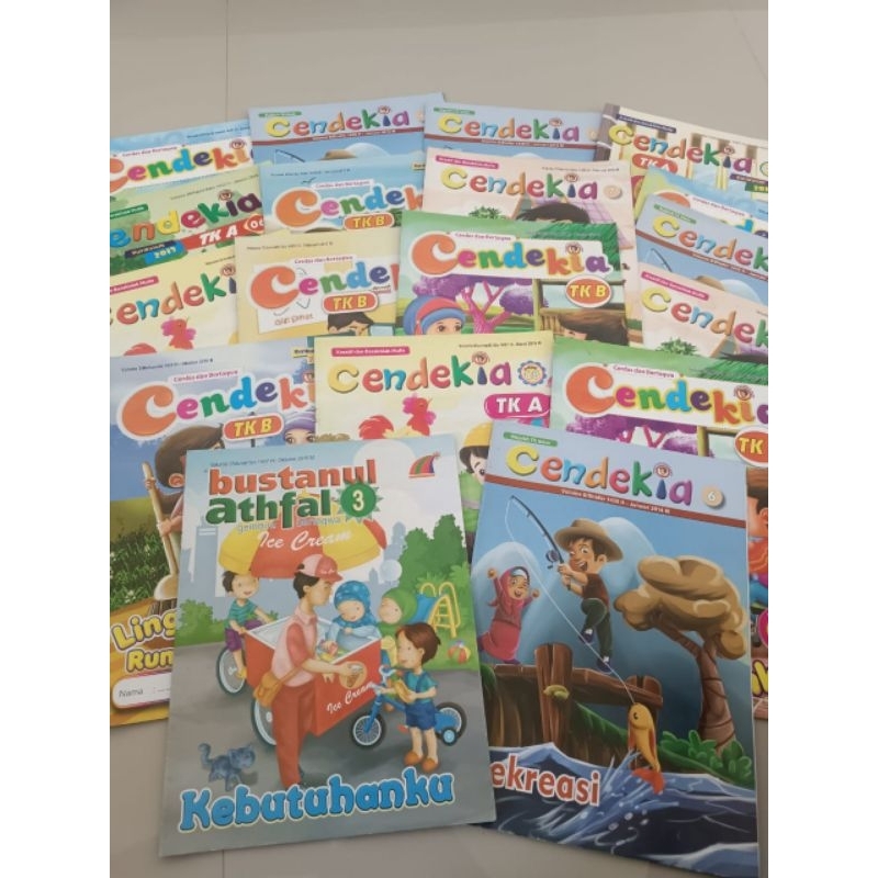 Buku Cendekia Tk A, Tk B dan Bustanul athfal