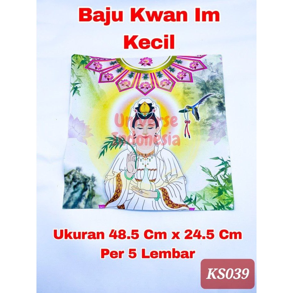 

Kertas Baju Sembahyang Kwan Im Kecil