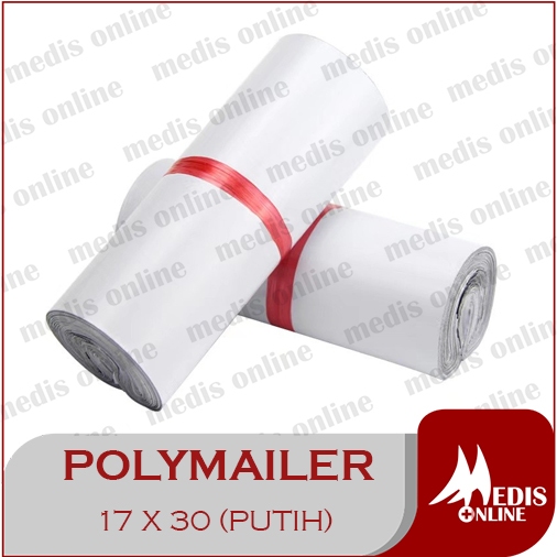 

Plastik Polymailer PUTIH GLOSSY [17x30] isi 100 pcs - Bungkus Plastik Packing Online Lem / Polymailer PUTIH GLOSSY Ekonomis 17X30 isi 100 pcs - Polymailer Lem / PLASTIK POLYMAILER 17X30 / PLASTIK POLYMAILER 17 X 30 CM / POLYMAILER / PLASTIK POLYMAILER