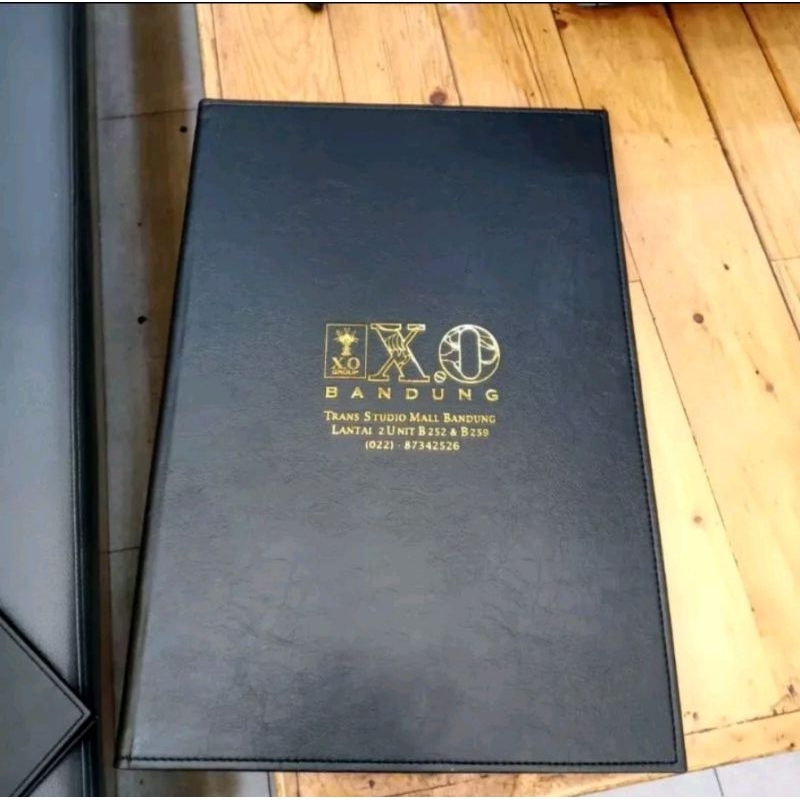 

Cover Buku Menu Size A3 Logo Custom