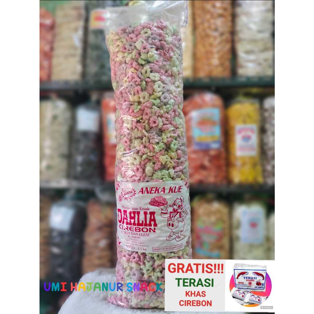 

(GRATIS TERASI) CEMILAN ANEKA RASA//1KG KUE CINCIN UNICORN