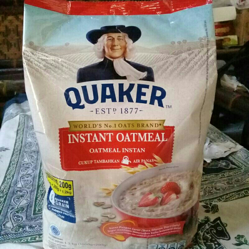 

[EXP Januari 2026] Quaker Instant Oatmeal 1200 gram