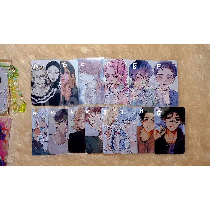 Unofficial photocard haitani ran rindou sanzu nagi aki albedo sae kaiser mahito yuuta choso tokyo re