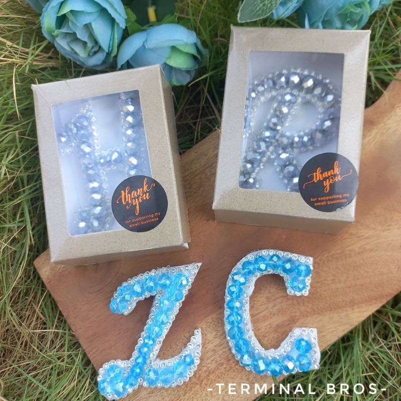 BROS HURUF HANDMADE KRISTAL TOSCA FREE BOKS BROS HURUF