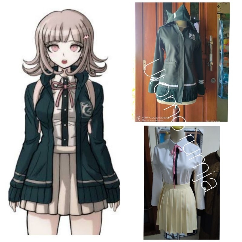 utomorumja jaket chiaki nanami kostum cosplay