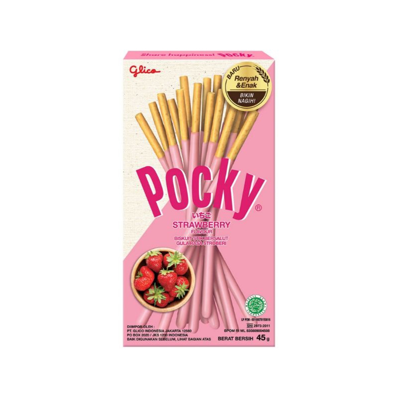 

Glico Pocky Biskuit Stick Strawberry 45 g