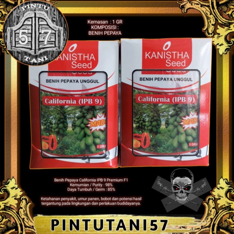 KANISHTA SEED PEPAYA CALIFORNIA IPB 9