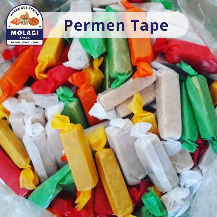 

Permen Tape Singkong Manis 250 Gram - Molagi Snack