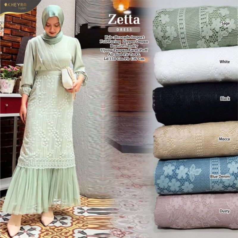 DRESS MAXY BROKADE ARZITA ZETTA BY.KHEYRA