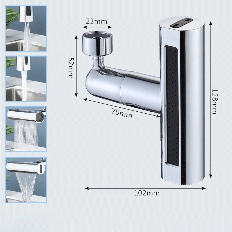 MH - Extender Faucet 4in1 Adapter Kran Wastafel 4 Mode Putar 360