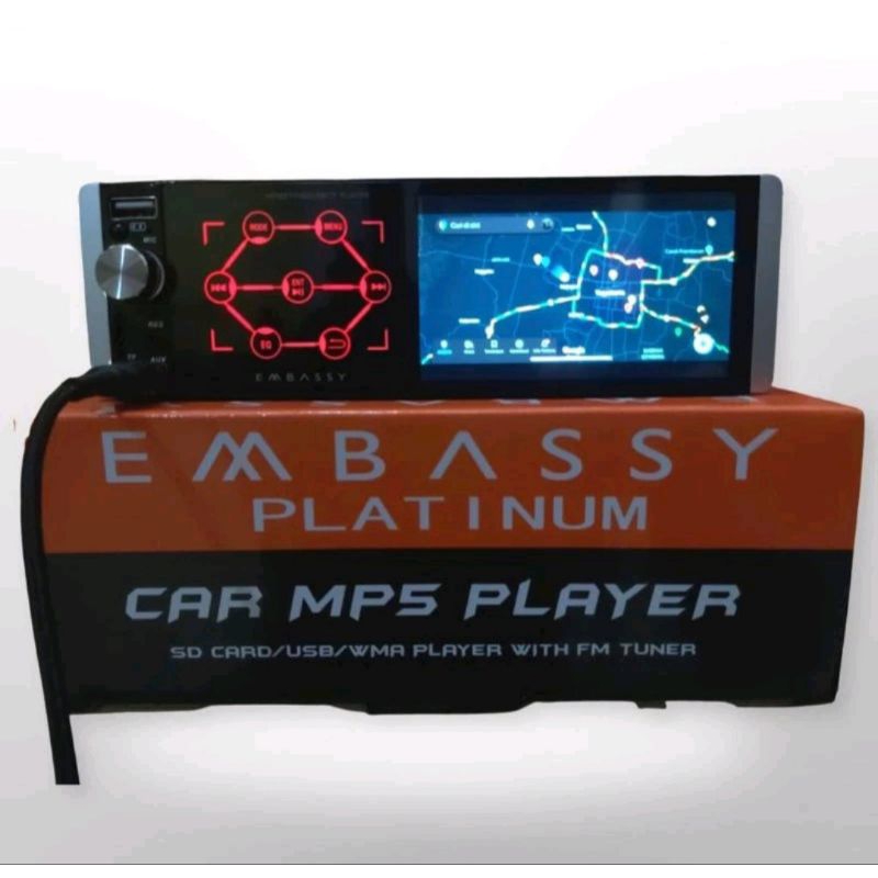 Head Unit Dekles MP5 Embassy Layar 4inch Mirrolink Suport camera mundur