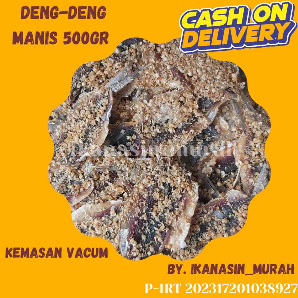 

IKAN ASIN DENGDENG MANIS 500GR / IKAN ASIN MURAH BISA COD