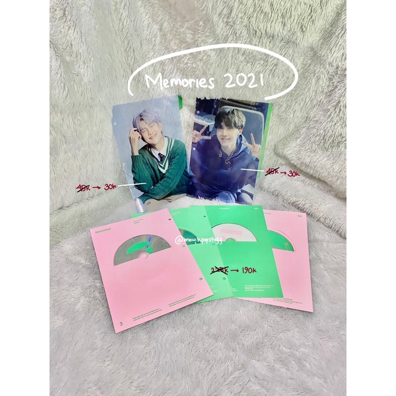 [Ready Stock] BTS Memories 2020 (7 Disk, Index Clear RM Suga Jimin, Benefit keep by malyca)